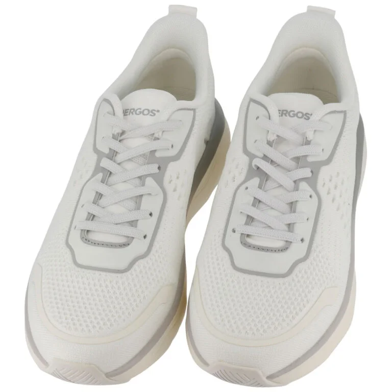 Hergos H3840 – Sneaker Comfort Ultraleggera con Plantare Estraibile | Bianco