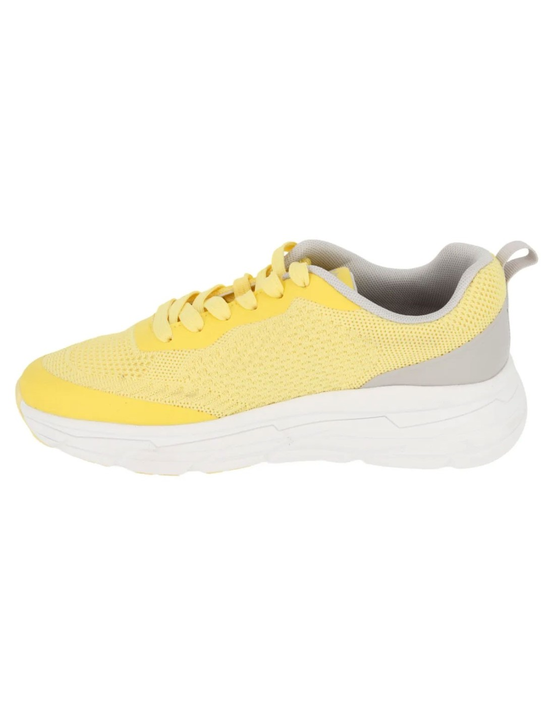 Hergos H3800 – Sneaker Donna Tessuto Tecnico Giallo e Grigio