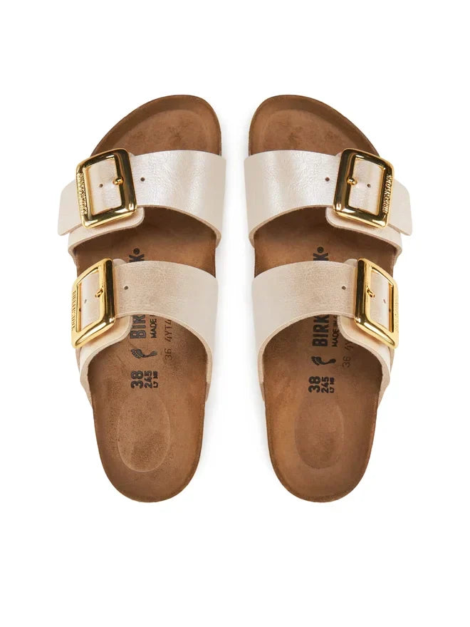 Birkenstock Sydney Cushion Buckle bianco perla