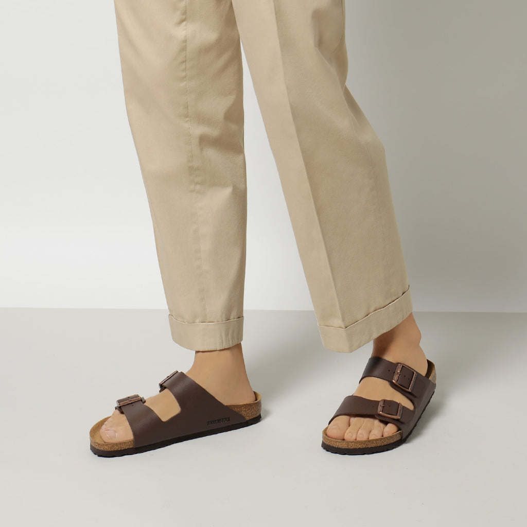 Birkenstock Arizona Marrone Scuro Ciabatta Pianta Stretta