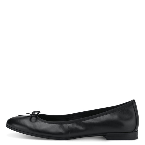 BALLERINA FIOCCHETTO NERA-BLU-COGNAC
